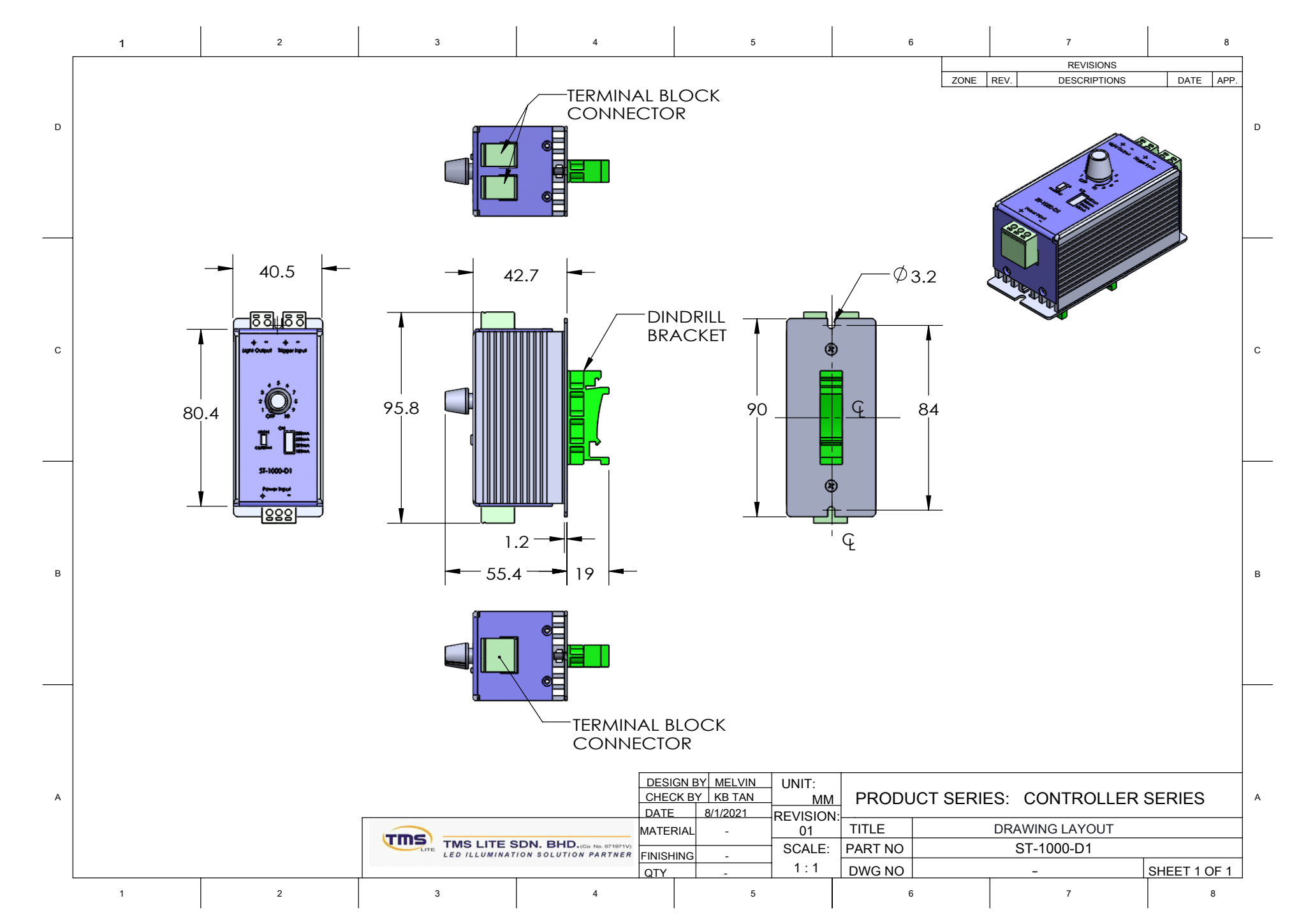ST-1000-D1 Controller - TMS LITE